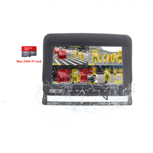 Monitor IPS AI <span class=keywords><strong>BSD</strong></span> de 10.1 Pulgadas con Cámara de Reversa Impermeable IP69K | Grabador DVR de 4 Canales con Advertencia de Peatones 1080P, 12-36V para Maquinaria Portuaria - Product Image 1