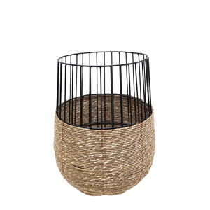 Lot de 2 bougeoirs de petite taille de couleur noire et naturelle pour dessus de table et décoration de festival. - Product Image 4