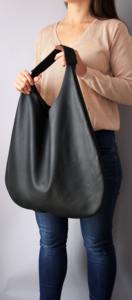Sac à bandoulière en cuir véritable durable Slouch Hobo Large Casual Handmade Tote Vintage Zipper Closure Shopping Bags LHB-0109 - Product Image 3