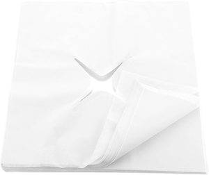 Reposacabezas desechable no tejido para almohada facial, almohadilla de masaje transpirable para salones de belleza, 100 Uds. - Product Image 1