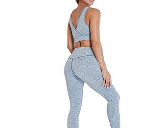 Nouveaux Leggings de Yoga Tendance et de Haute Qualité pour Femmes avec Décoration en Maille – Vente en Gros et Service de Personnalisation de Marque - Product Image 4