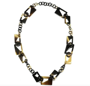 Bonitos collares de cuerno para niña y mujer, joyería de cuerno de buey de búfalo Natural, collares para niñas y mujeres, joyería - Product Image 6