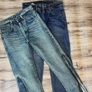 Moda Casual Ropa Jeans Custom Baggy Cargo Botones Hombres Jeans Pantalones para hombres Denim - Product Image 1