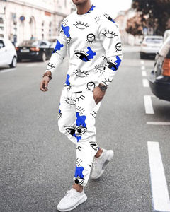 Ensemble de survêtement d'hiver unisexe coupe ajustée en polyester/coton de haute qualité, respirant, imprimé par sublimation, avec logo personnalisé pour adulte - Product Image 6