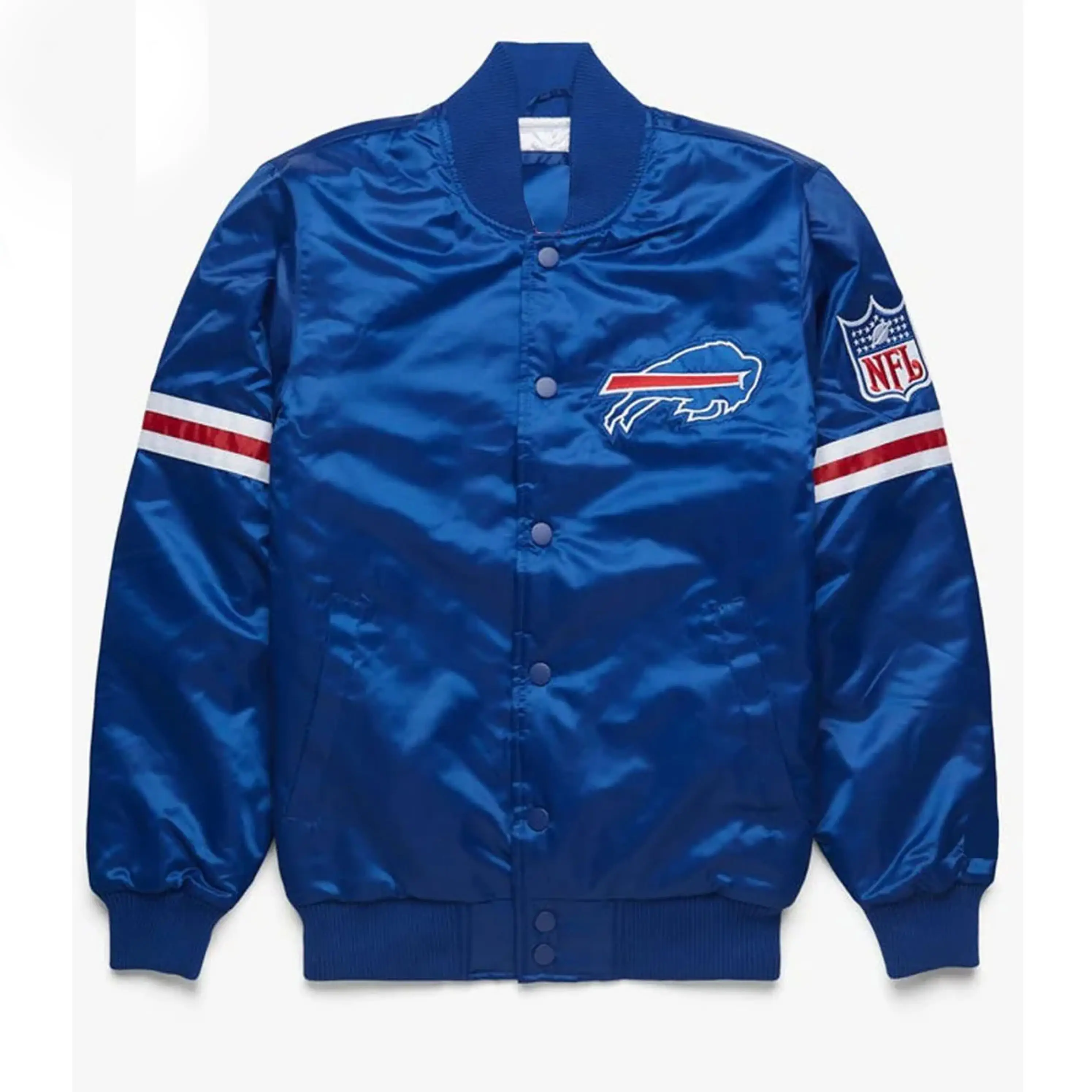 Custom embroidered jackets for men customize Logo Design Satin Jacket Sport Wear BomberJacket NFL Starter Team Jackets
