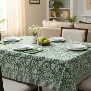 Mantel de algodón estampado floral de alcachofa Pantone - Product Image 5