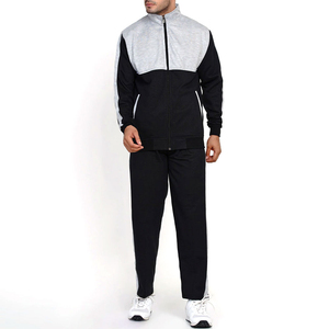 Ensemble de survêtement pour homme de haute qualité, hiver, à capuche, polaire uni, respirant, grande taille, fermeture éclair, logo personnalisé, 100% coton, 2025 - Product Image 2