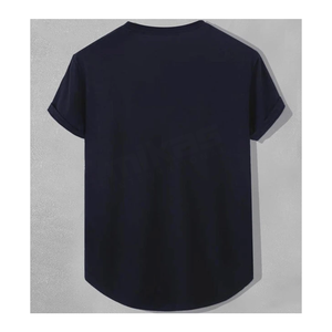 เสื้อยืดแขนสั้นผู้ชาย,ผ้าฝ้าย100% สีทึบพิมพ์ลายสำหรับวิ่งออกกำลังกายยิมดีไซน์ใหม่ - Product Image 2