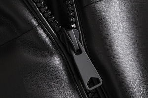 2024 hiver hommes grande taille Parker manteau amovible fourrure doublure longue Faux vison à capuche respirant haute rue non tissé tissage - Product Image 2