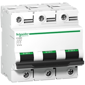 Interruptor Automático de Caja Moldeada Schneider Electric A9N18511 C120H 3P 63A Curva D - Product Image 1