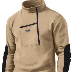 Vente en gros de chemises pour hommes de qualité supérieure sweat-shirt décontracté et respirant pour hommes conception personnalisée sweats à fermeture éclair - Product Image 4