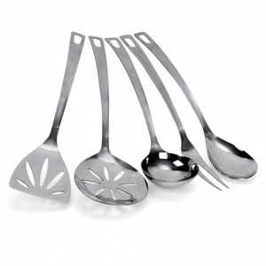 Ustensiles de cuisine en acier inoxydable, ustensiles de cuisine et de service, ensemble de 5 pièces, ustensiles de cuisine en acier inoxydable, ensemble de 5 pièces - Product Image 1