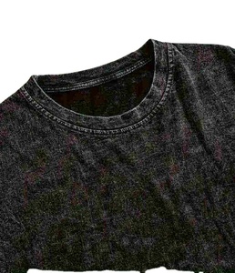 T-shirt surdimensionné pour homme, effet délavé, coton vintage, streetwear, coupe ample, décontracté, chemise d'été - Product Image 4
