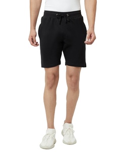 Pantalones cortos deportivos con cordón para hombre de alta calidad 2024, transpirables, de estilo informal de verano, con patrón sólido, hechos en Pakistán - Product Image 1