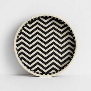 DRIVEN INLAY TRAY PLATEAU DE SERVICE FAIT À LA MAIN LUXE Incrustation d'os Ramadan Petit déjeuner Nourriture Fruits Café Thé Plateau décoratif - Product Image 3