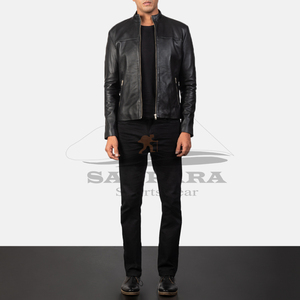 Chaqueta de cuero para hombre personalizada de primera calidad, diseño elegante, duradera, ajuste cómodo, perfecta para uso diario y formal, chaqueta para hombre - Product Image 3