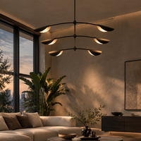 Lustres modernes pour salles à manger de villas, luminaires suspendus pour salons, lampes pour la maison, luminaires suspendus de style américain