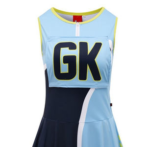 Uniforme de Netball sin mangas personalizable para mujer Diseño personalizado para Team Girls Impreso Técnica Sublimado Netball Jersey - Product Image 4