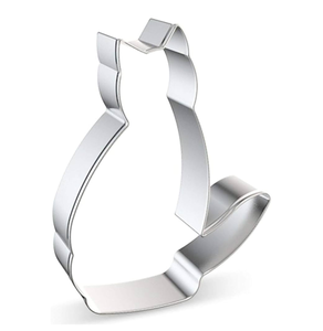 เครื่องตัดคุกกี้รูปแมวทำจากสแตนเลสงานฝีมือระดับมืออาชีพจากโรงงาน - Product Image 1
