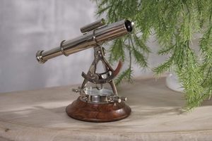 Telescopio Alidade con brújula náutica latón antiguo marino coleccionable rústico Vintage decoración del hogar regalos telescopio Alidade - Product Image 2