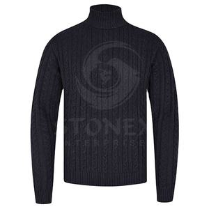 Couleurs unies Prix de gros Meilleur matériau respirant Super doux pull confortable pour hommes. - Product Image 1
