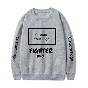 Sweat-shirt à col ras du cou pour homme oversize French Terry 380 g/m² Coton épais mélangé Épaule tombante Blanc Streetwear - Product Image 5
