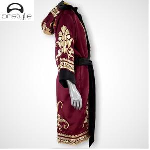 เสื้อคลุมมวยผ้าซาตินสำหรับผู้ใหญ่ระบายอากาศได้ดีเป็นมิตรกับสิ่งแวดล้อมโลโก้และลายพิมพ์ - Product Image 4