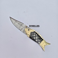 Cuchillo de Bolsillo Plegable de Acero de Damasco, Resistente, Personalizado por el Fabricante, para Pesca, Camping, Caza, Supervivencia y Uso Diario
