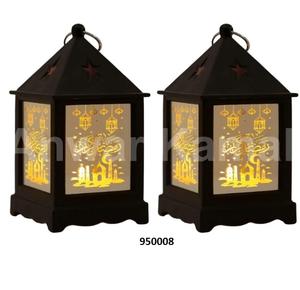 Novedad, FAROL DE candelita de Metal rojo antiguo personalizable, artículo decorativo para el hogar para Navidad - Product Image 2