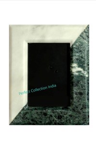 Marco de fotos de mármol/Marco DE FOTOS decorativo/Marco de fotos de escritorio Marco de mármol montado en la pared Marco de visualización de fotos Marco personalizado - Product Image 3