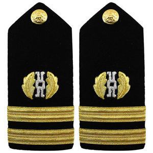 Planches d'épaule de style épaulette faites à la main avec broderie de logo personnalisé pour les options de personnalisation d'uniforme et de robe formelle - Product Image 5