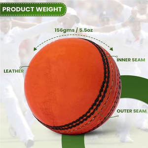 Balle dure de cricket de qualité d'exportation Balle dure de cricket longue durée adaptée à tous les temps - Product Image 3