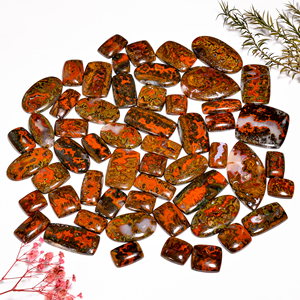 โมราโชว์ตะเข็บหินโมราอัญมณีทรงหลวมทำจากพลอยธรรมชาติขนาดผสม - Product Image 3