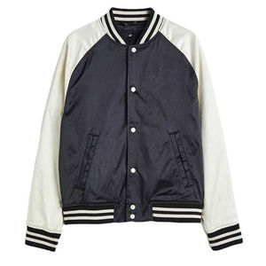 Nouvelle conception de vêtements décontractés, veste bomber en satin pour homme tendance, sur mesure, vente chaude, veste de haute qualité à prix de gros - Product Image 2