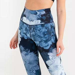 Mallas de Yoga de cintura alta para mujer, mallas de compresión de secado rápido para ropa de entrenamiento físico, ropa de entrenamiento para mujer - Product Image 6