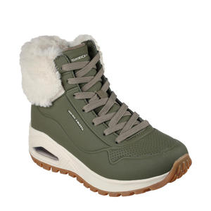 Botas de Nieve Resistentes <span class=keywords><strong>Skechers</strong></span> <span class=keywords><strong>para</strong></span> Mujer, Modelo Uno, Color Verde Otoño, 167274-OLV - Product Image 1