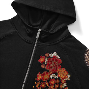 Sudaderas con cremallera para hombre French Terry personalizadas de alta calidad, forro polar de algodón de calidad para el invierno, sudaderas con cremallera personalizables OEM - Product Image 4