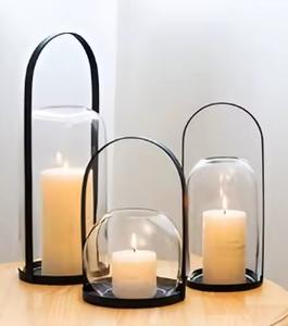 New Arrival Customized Modern Design Metal Lantern Christmas <b>Candle</b> Holder for Home Decoration in Size Shape <b>Colour</b> - Product Image 5