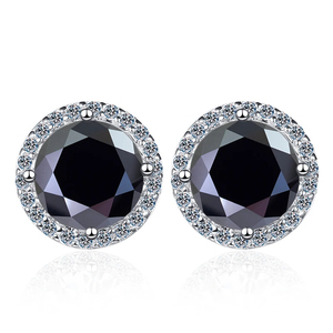 VVS Moissanite Diamond <b>Stud</b> <b>Earrings</b> IGI Certified 14K Solid Gold Plating Diamond Hip Hop Style for Women Pearl <b>Set</b> Gold Plating - Product Image 1