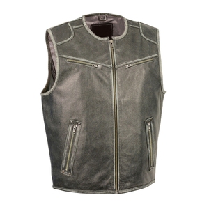 Prix d'usine – Gilet d'hiver léger en toile pour homme, design personnalisé, couleur unie, quantité en gros, sur mesure - Product Image 5