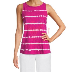 Camisetas sin Mangas para Mujer, Estilo Urbano, Casual, Ecológicas, 100% Algodón, Precio Bajo, Tela de Felpa, Diseño Personalizable - Product Image 4