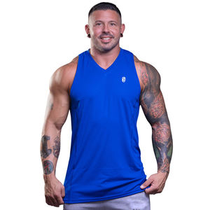 100% coton hommes débardeur respirant et doux avec impression bouffante tissage tricoté en gros avec impression numérique autocollant - Product Image 3