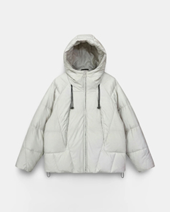 Chaqueta Acolchada con Capucha de Alta Calidad para Hombre, Cortavientos, Informal, con Cremallera Frontal y Logotipo Tejido, para Hombre y Mujer - Product Image 4