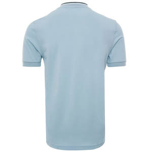 Col bombardier garçons polos 100 coton élégant motif de polo grande taille sur le col et les bouts de manches polos - Product Image 2