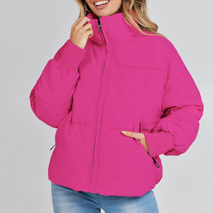 Nouvelle doudoune crop top brodé pour femme veste par temps froid avec personnalisation complète sur les tendances - Product Image 3