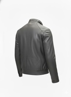 Blouson d'hiver en cuir imperméable pour homme, style bomber, coupe courte, grandes tailles et tailles plus