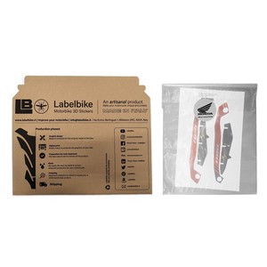 Kit d'autocollants 3D adhésifs sur mesure pour Honda Africa Twin Adventure 1100 L, logo en relief, décoration des poignées de moto - Product Image 5