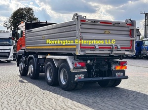 Camion benne MAN TGS 35.440 8x4 de 2014, capacité 50t, diesel, poids lourd, camion de chantier, Euro 5, transmission manuelle - Product Image 4