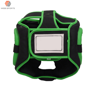 Protector de Cabeza de Boxeo Negro y Verde, Equipo de Protección de EVA para Adultos Unisex, Cierre de Gancho y Bucle, Protección Deportiva para la Cabeza - Product Image 3