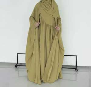 Abaya holgada de manga larga de gasa para máxima comodidad y modestia Diseño de Abaya frontal abierto y cerrado Ropa informal y formal - Product Image 3